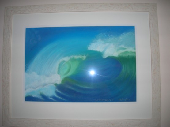 Symphony- Framed original for sale- Tracy Robbins, Energetic Art