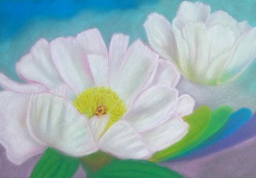 Peony- Energetic Art work for conception- Tracy Robbins